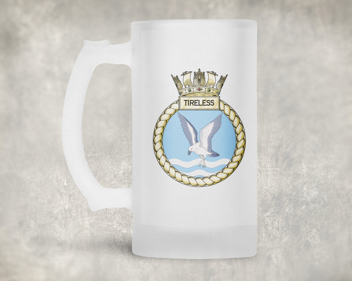 HMS Tireless - Frosted Stein