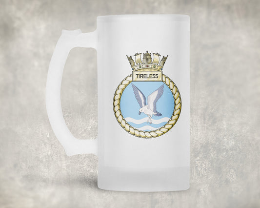 HMS Tireless - Frosted Stein