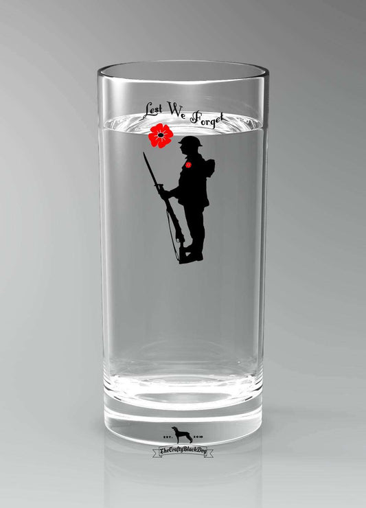 Lest We Forget - Tommy - Highball Glass(es)