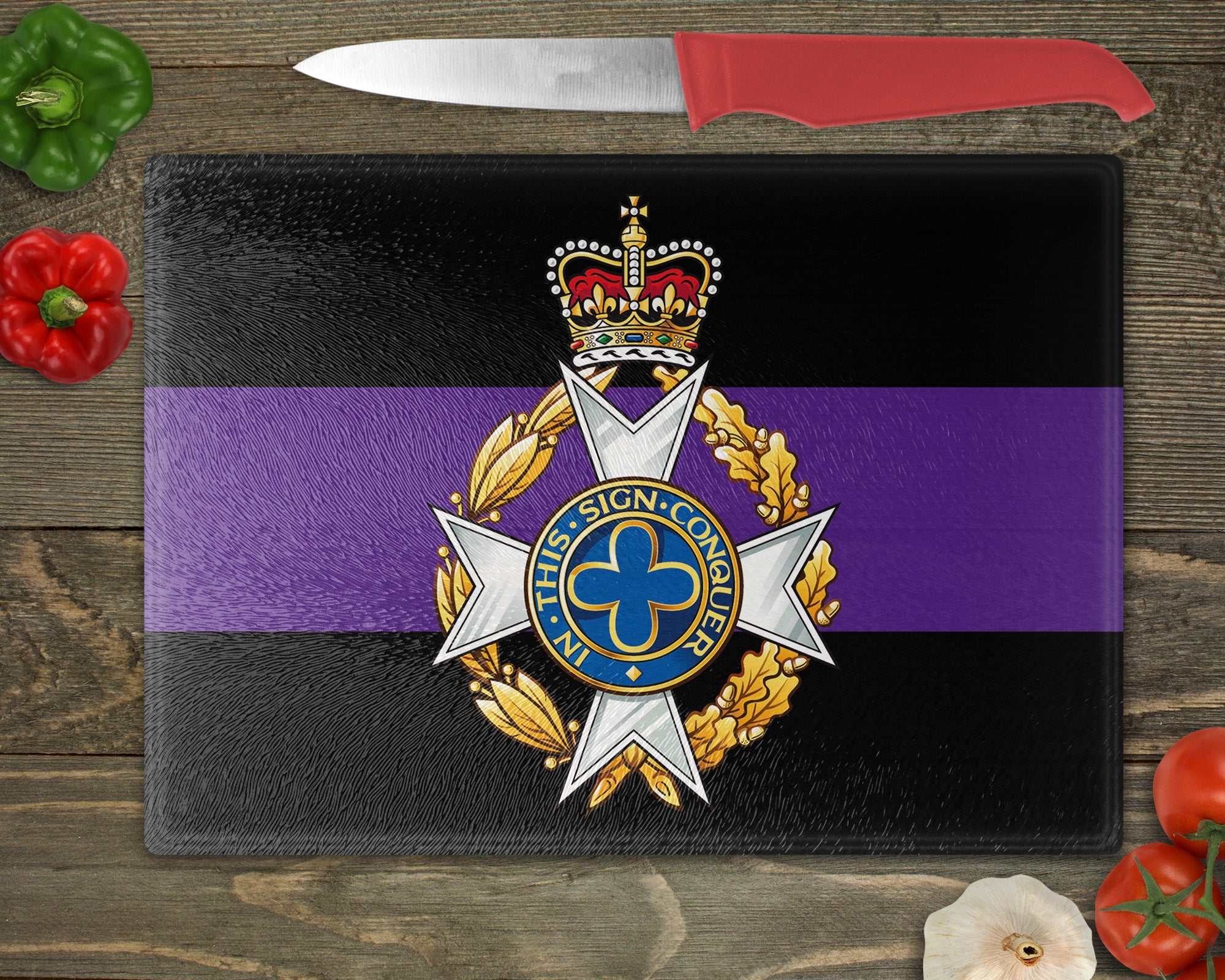 Royal Army Chaplains' Department - Cutting Board – The Crafty Black Dog