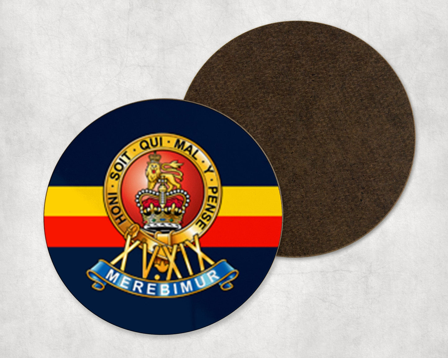 15th/19th The King's Royal Hussars - Round Coaster