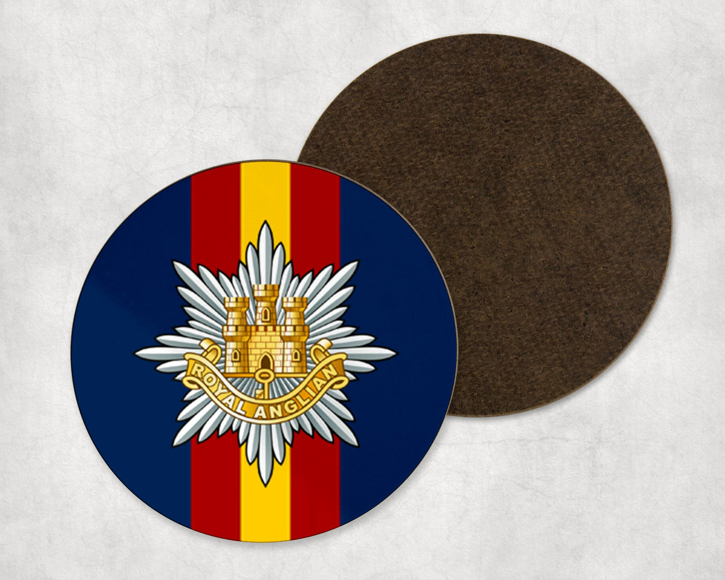 Royal Anglian Regiment -  Round Coaster Set