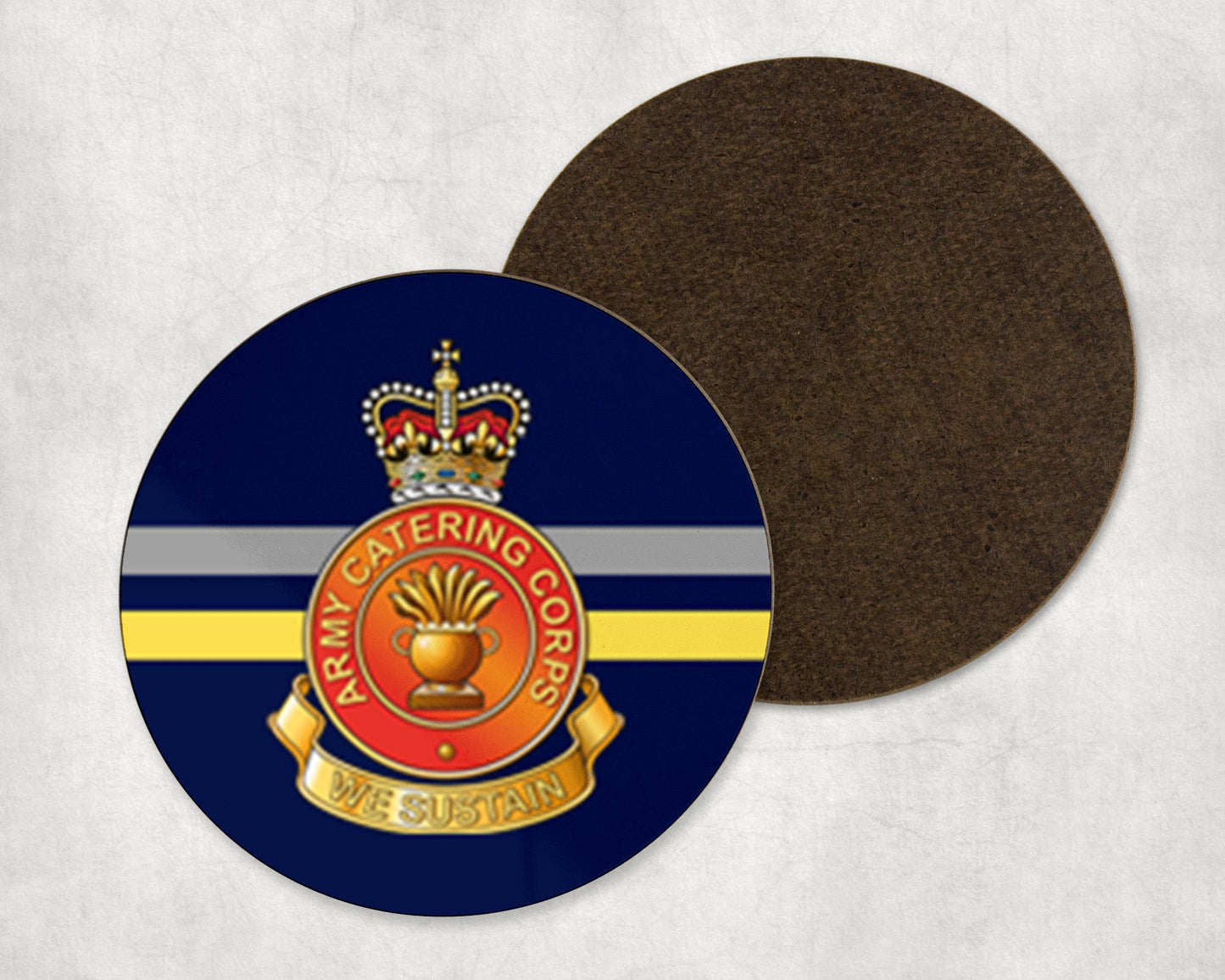 Army Catering Corps -  Round Coaster Set