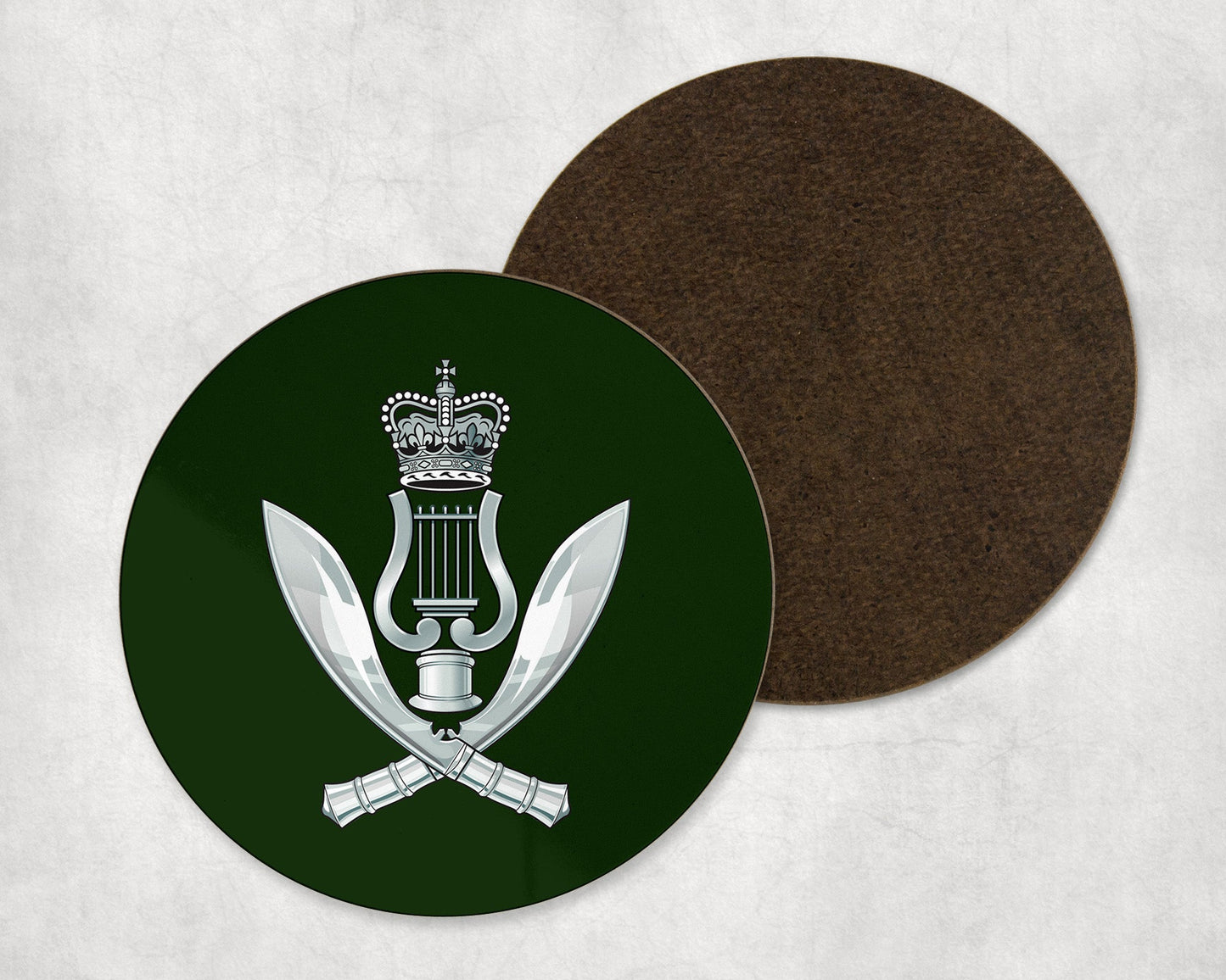 Band of the Brigade of Gurkhas -  Round Coaster Set