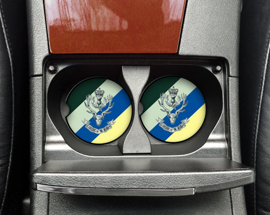 Queen's Own Highlanders (Seaforth and Camerons) - Car Coaster