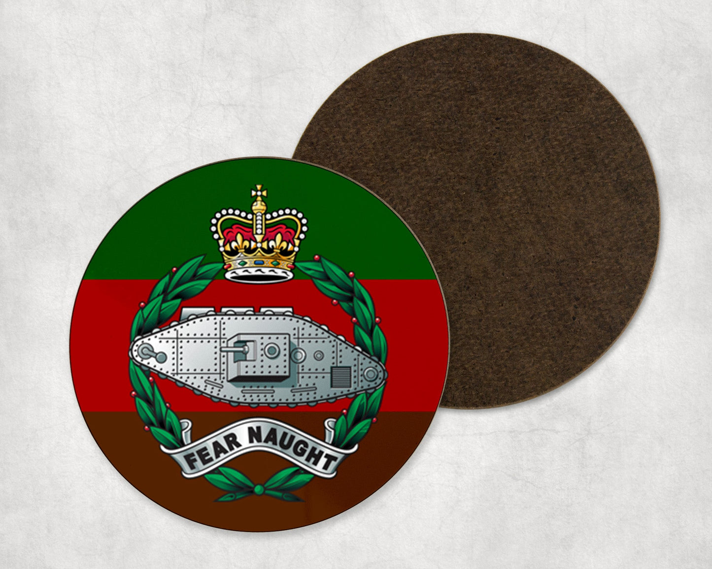 Royal Tank Regiment -  Round Coaster Set