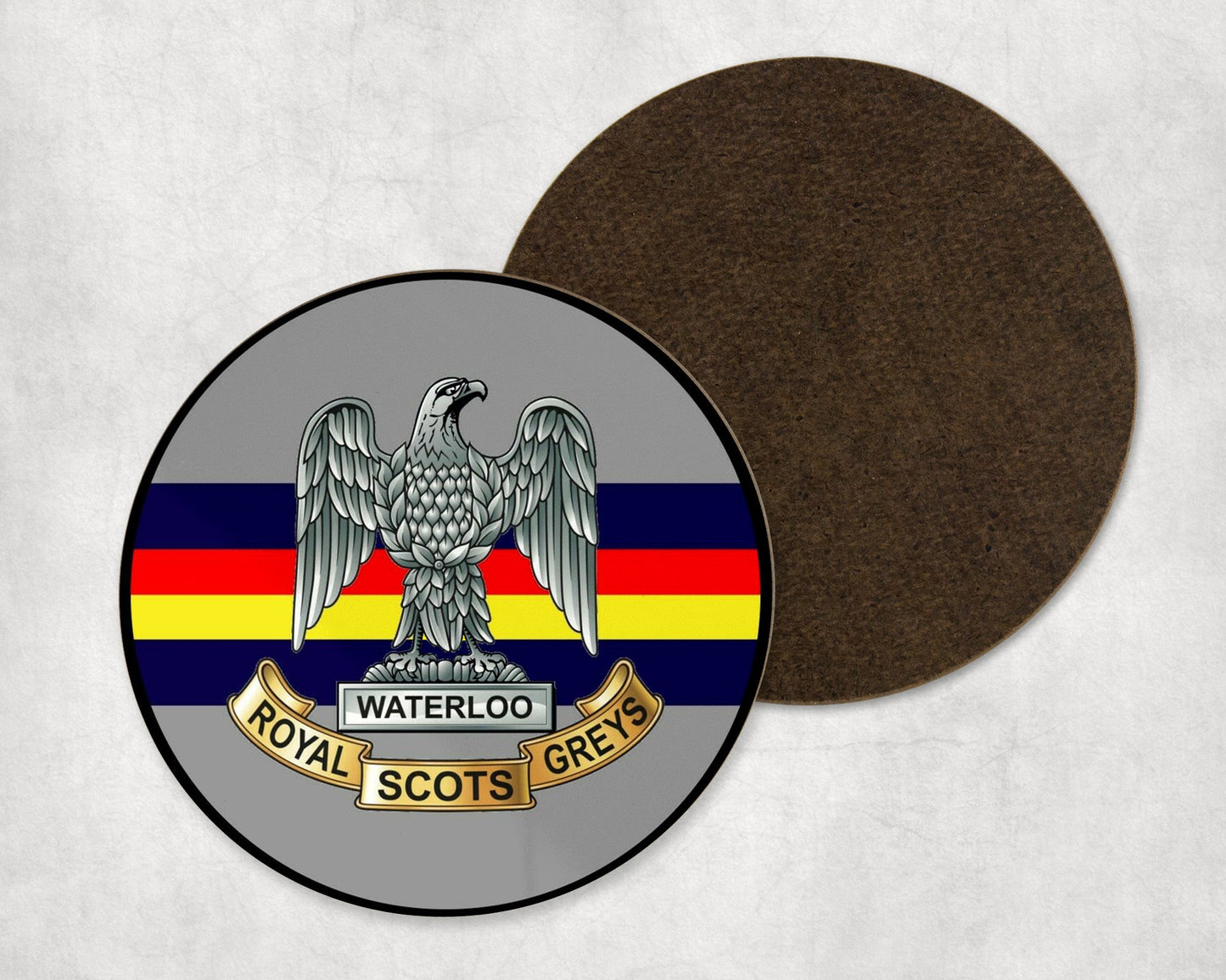 Royal Scots Greys -  Round Coaster Set