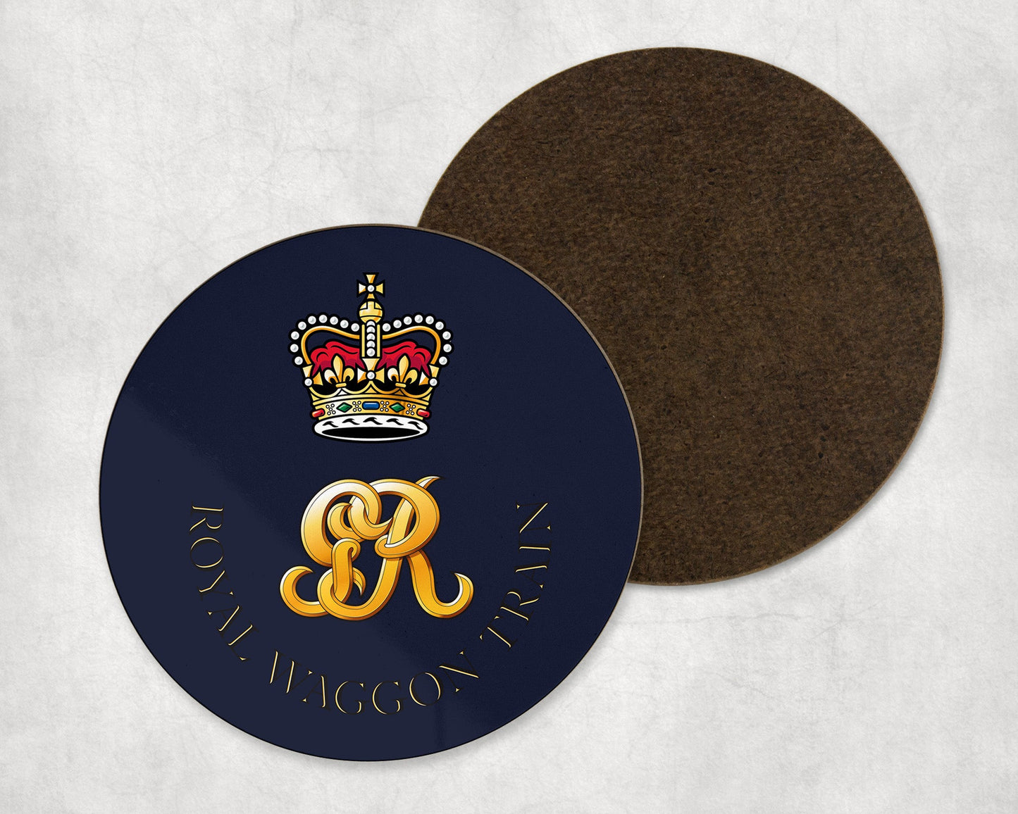Royal Waggon Train -  Round Coaster Set