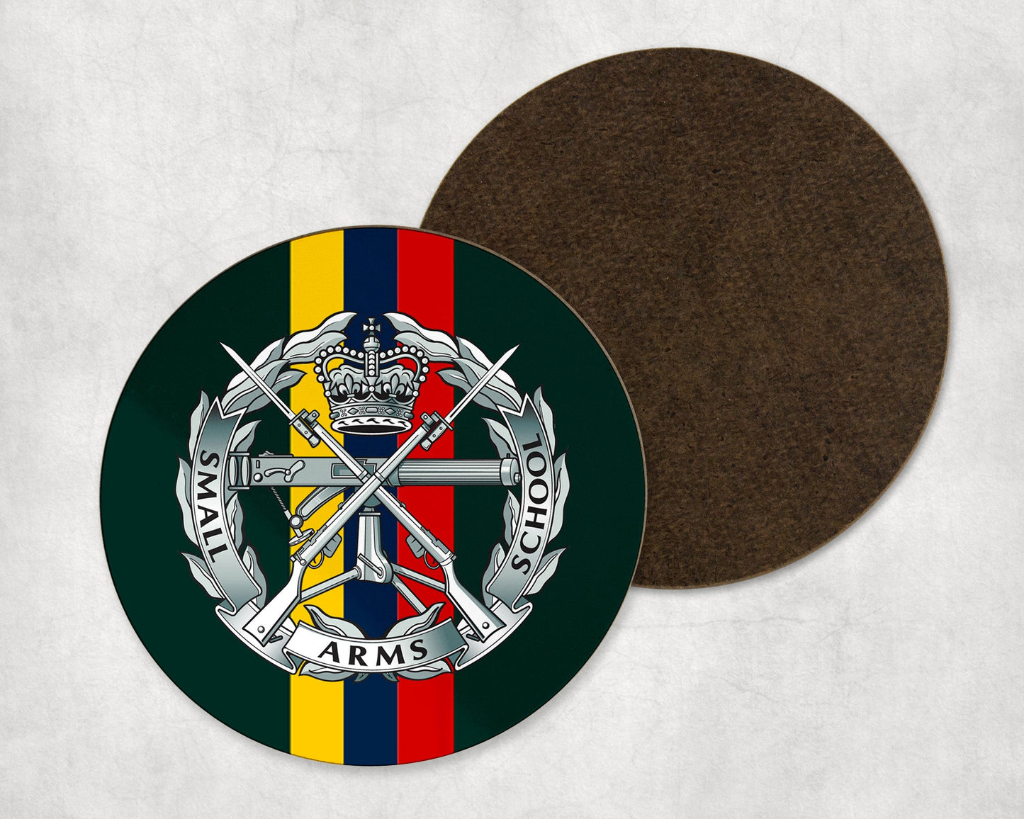 Small Arms School Corps -  Round Coaster Set