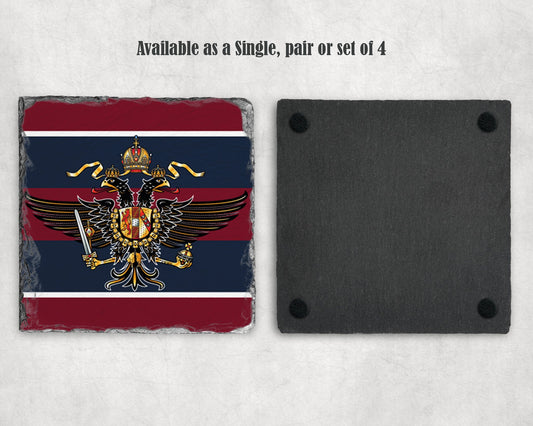 1st The Queen's Dragoon Guards - Slate Coaster
