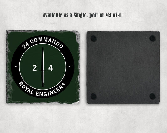 24 Commando RE - Slate Coaster