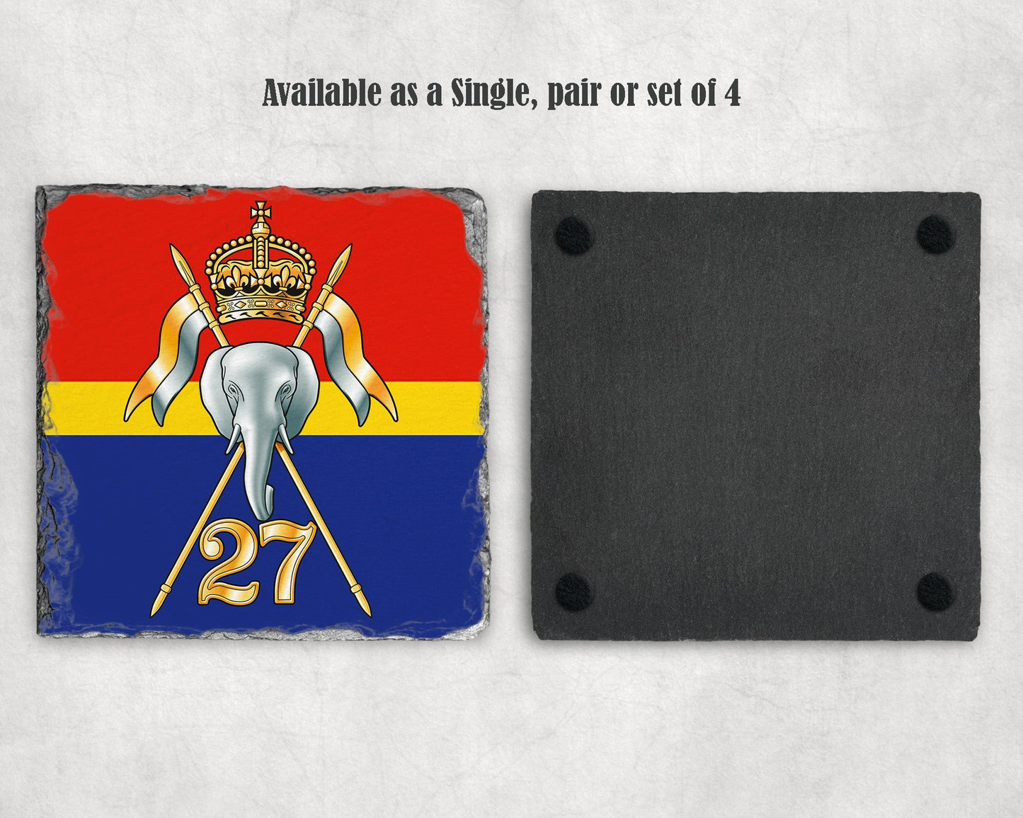 27th Lancers - Slate Coaster