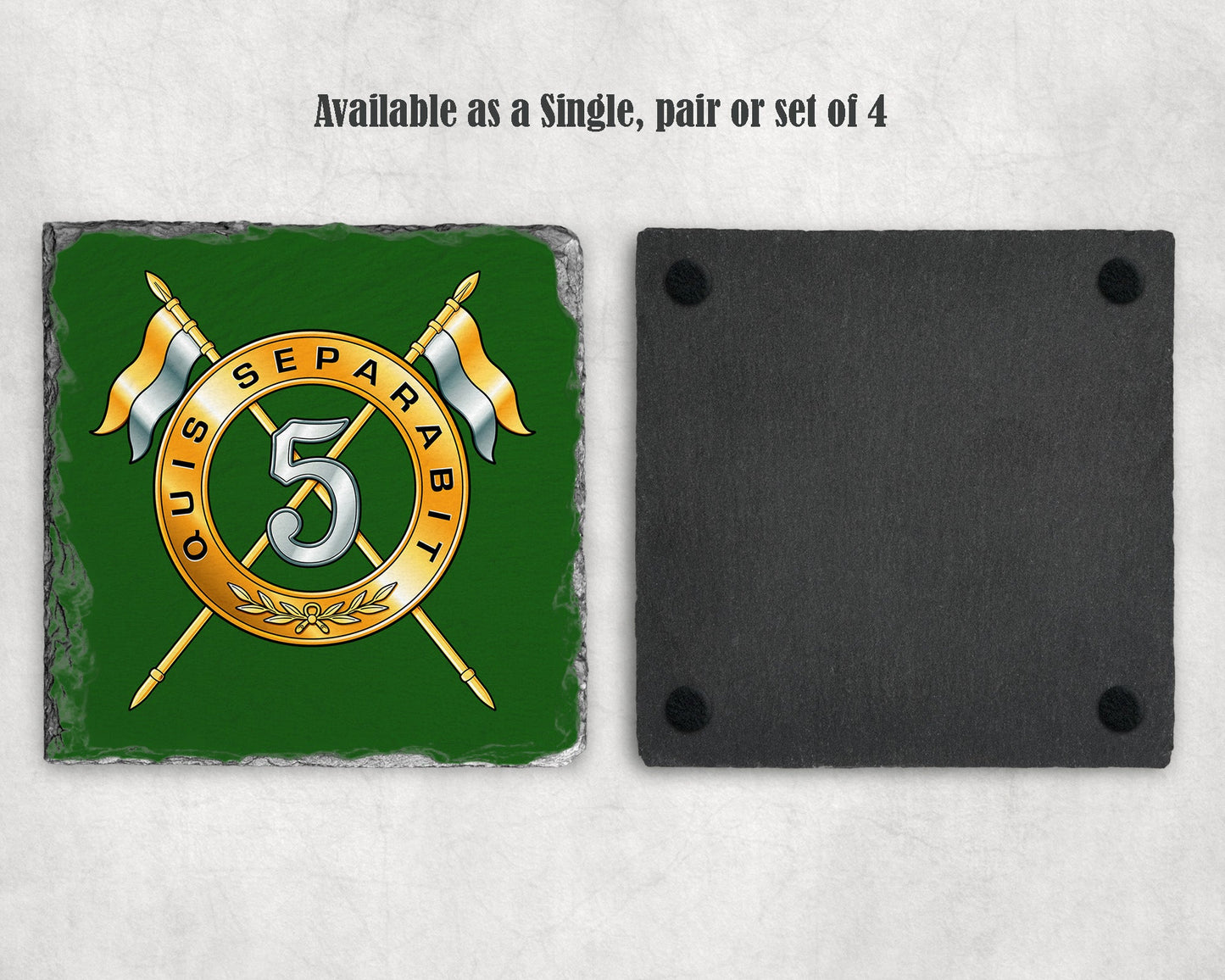 5th Royal Irish Lancers  - Slate Coaster