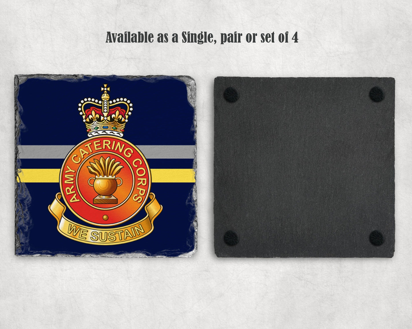 Army Catering Corps - Slate Coaster