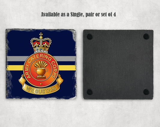 Army Catering Corps - Slate Coaster