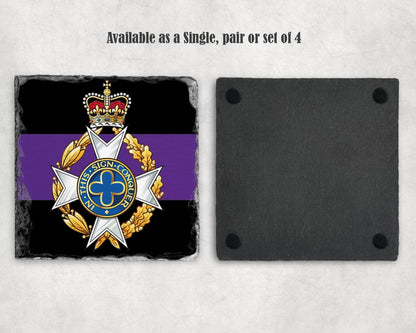 Royal Army Chaplains' Department - Slate Coaster