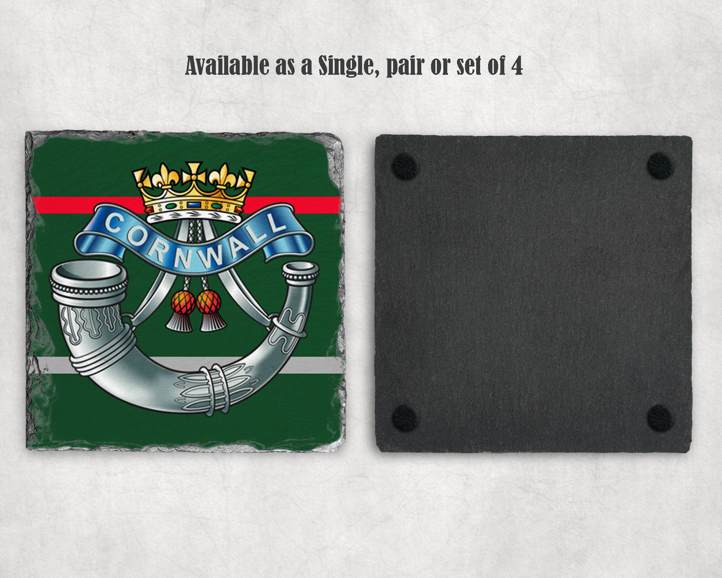 Duke of Cornwall's Light Infantry - Slate Coaster
