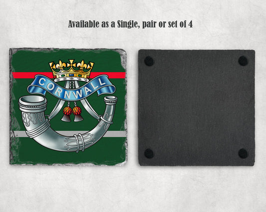 Duke of Cornwall's Light Infantry - Slate Coaster