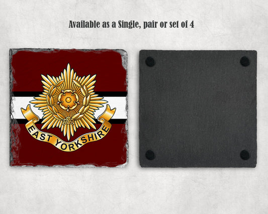 East Yorkshire RegimentÊ - Slate Coaster