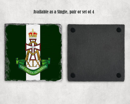 Green Howards - Slate Coaster