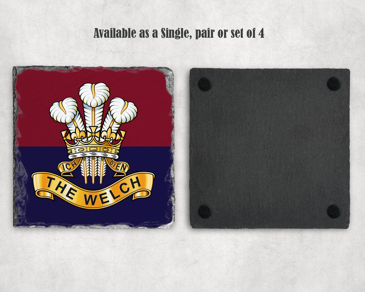 Royal Welch Fusiliers - Slate Coaster