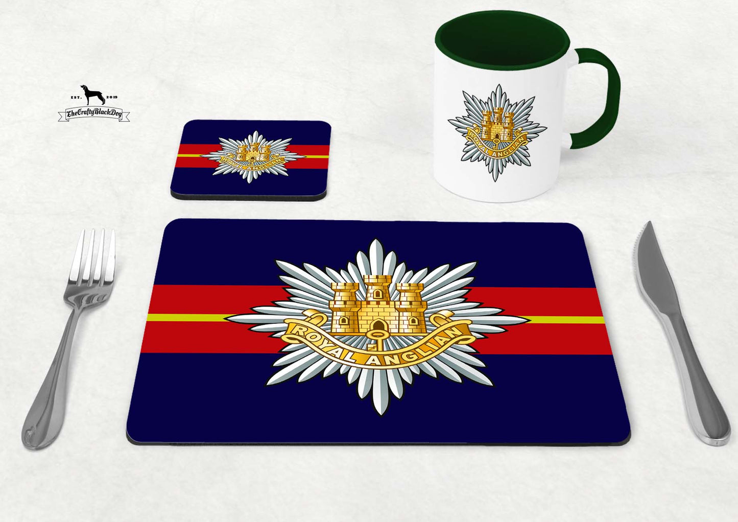 Royal Anglian Regiment - Table Set