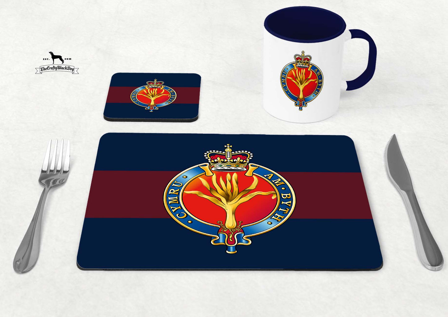 Welsh Guards Cypher - Table Set