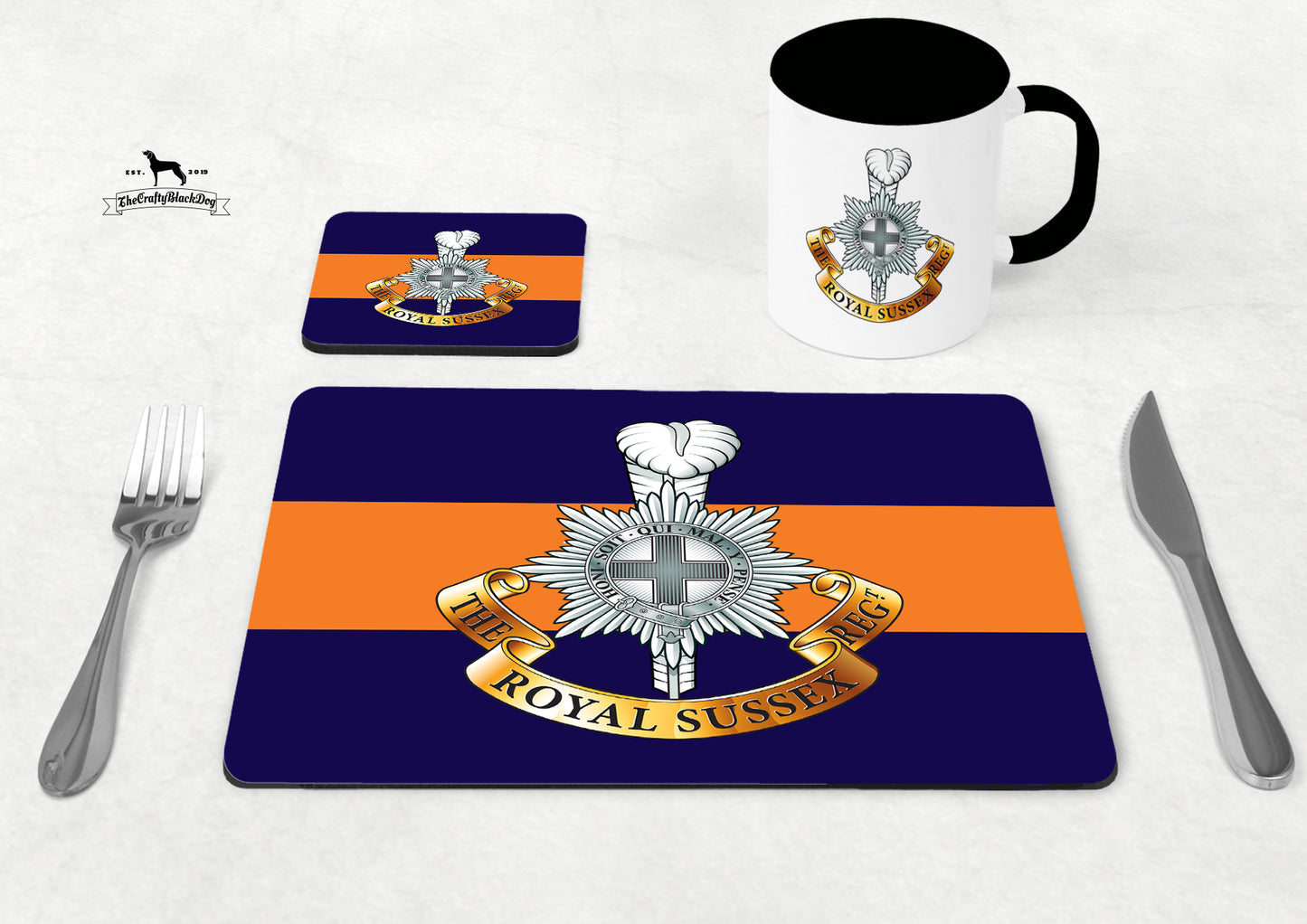 Royal Sussex Regiment - Table Set
