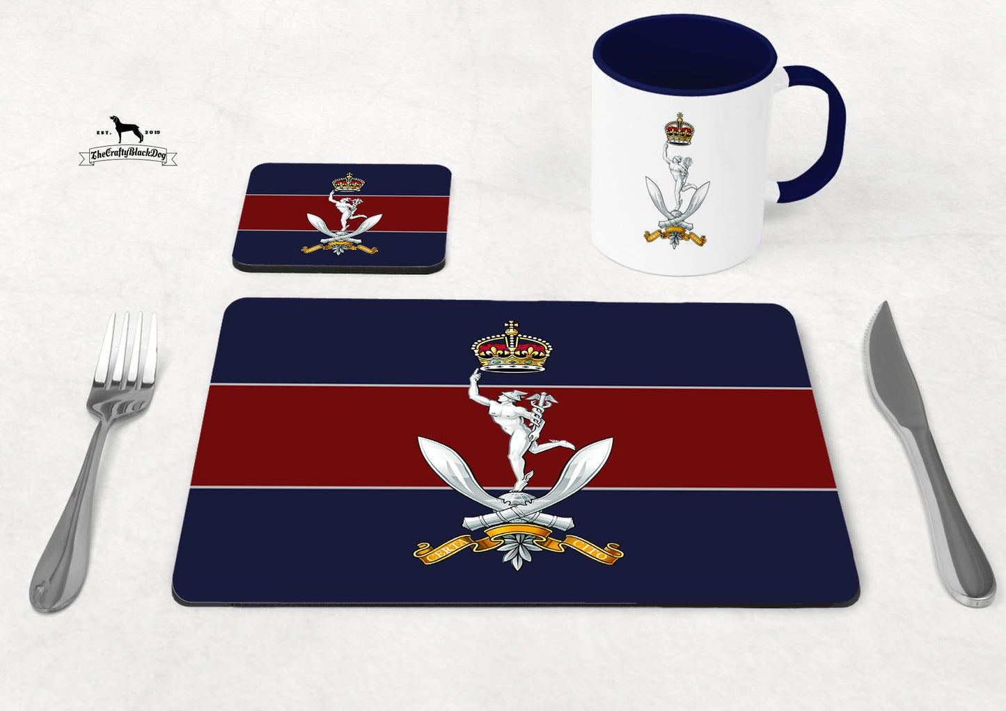 Queen's Gurkha Signals - Table Set KC