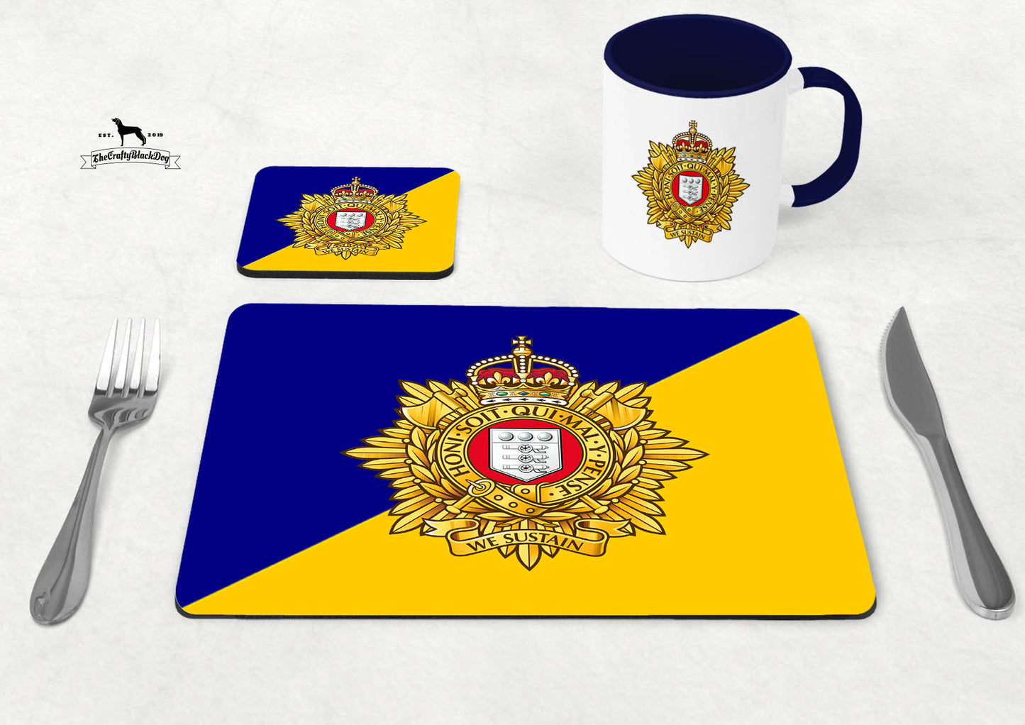 Royal Logistic Corps Officer - Table Set KC