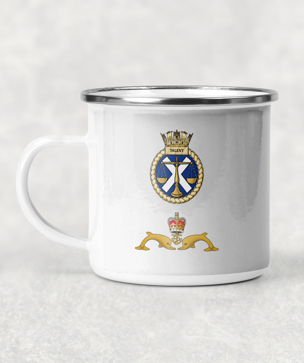 HMS Talent - Enamel Mug