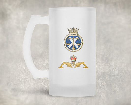 HMS Talent - Frosted Stein/Tankard/Beer Mug - Frosted Stein/Tankard/Beer Mug