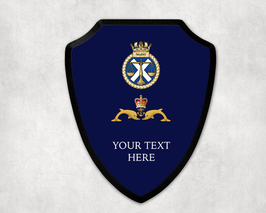 HMS Talent - Royal Navy Printed Wall Shield
