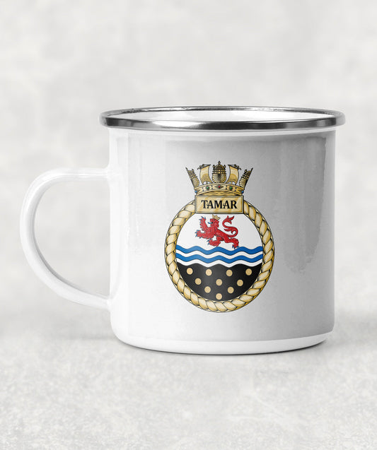 HMS Tamar  - Enamel Mug