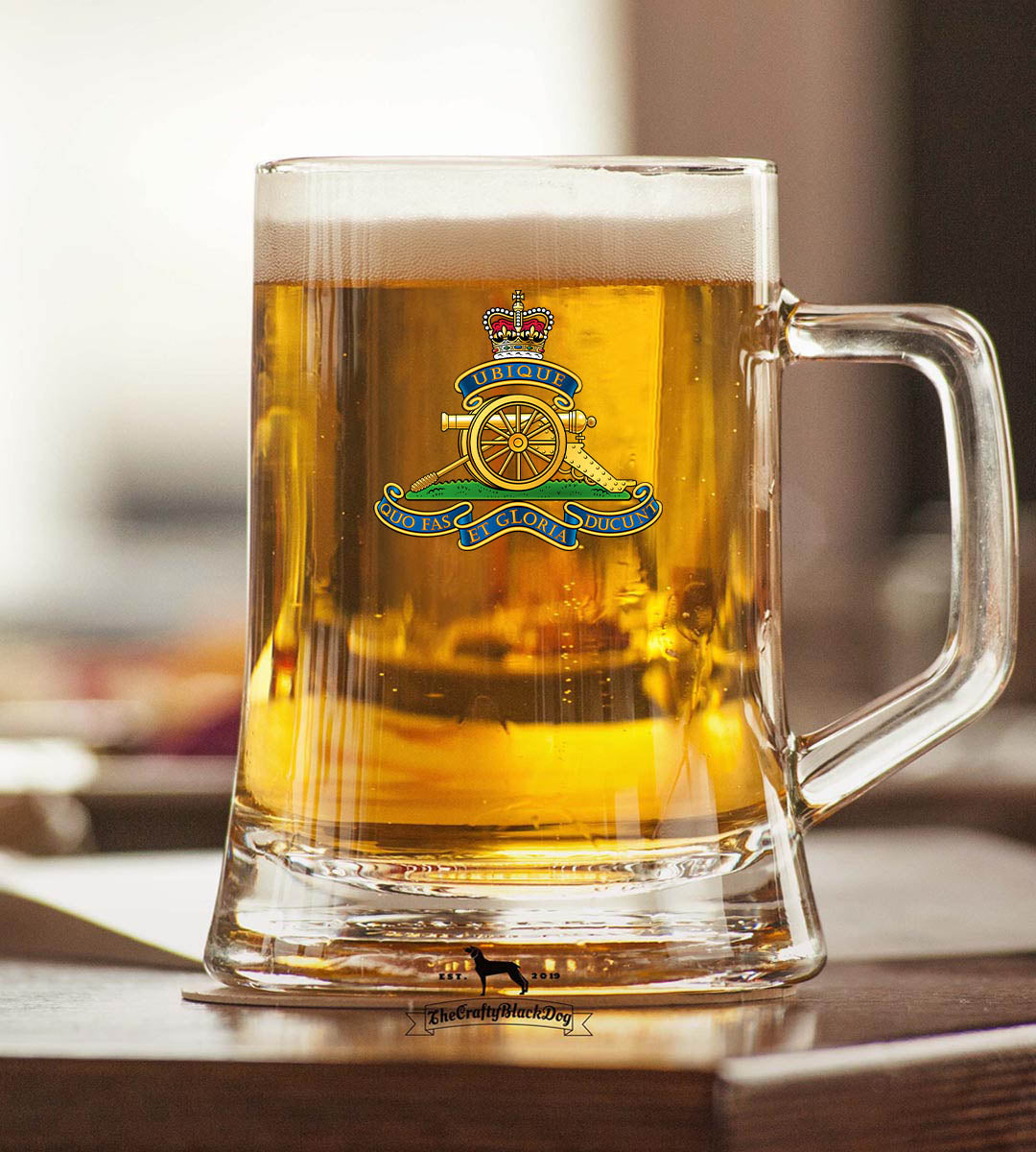 Royal Artillery Cap Badge - Tankard