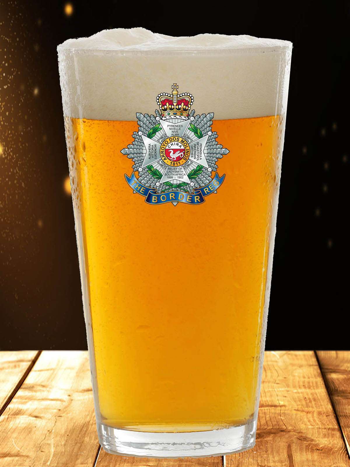 The Border Regiment - Pint Glass