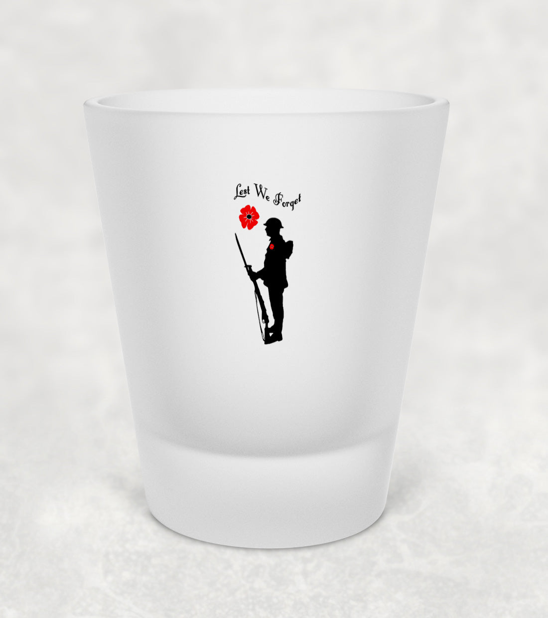 Lest We Forget - Tommy - Shot Glass