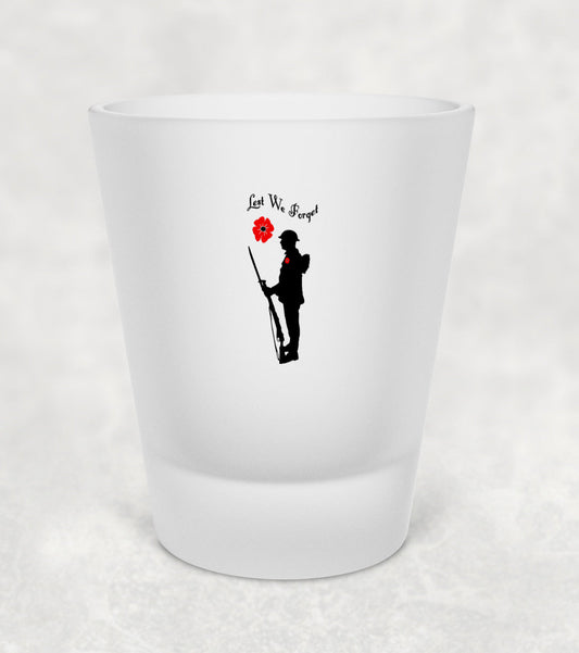 Lest We Forget - Tommy - Shot Glass