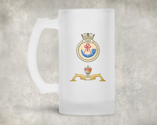 HMS Torbay - Frosted Stein/Tankard/Beer Mug - Frosted Stein/Tankard/Beer Mug