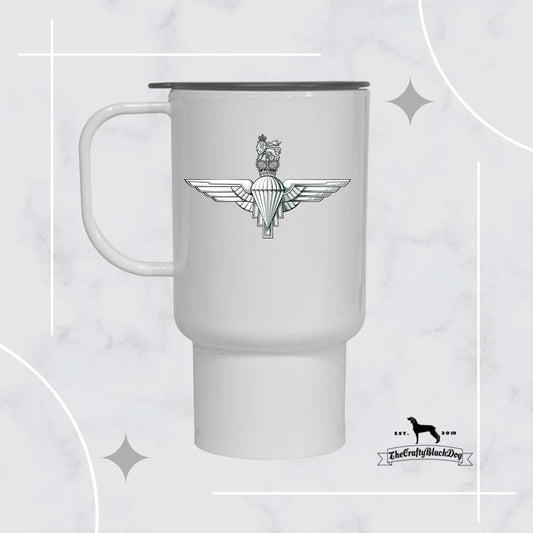 Parachute Regiment Cap Badge - Travel Mug