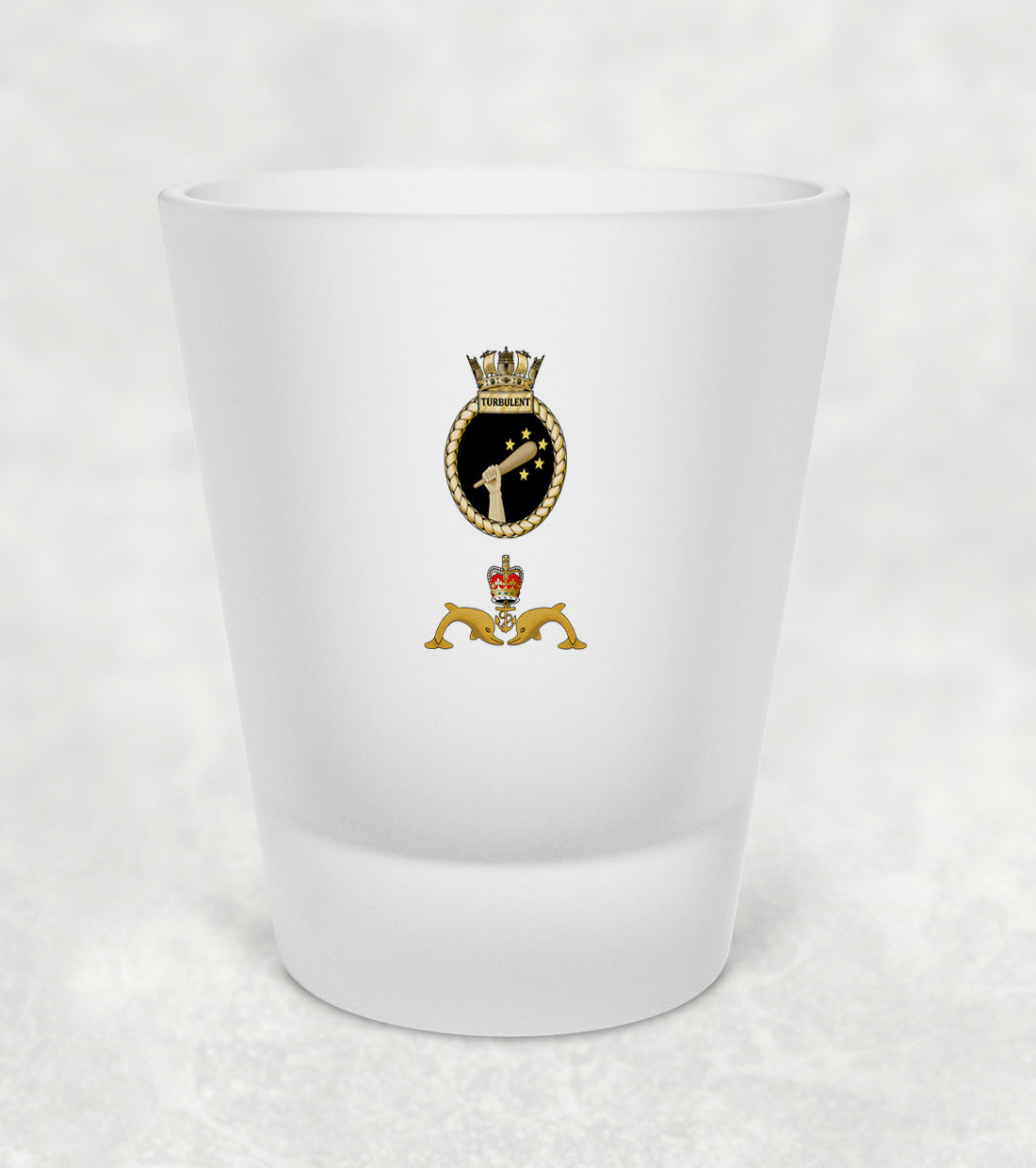 HMS Turbulent - Shot Glass
