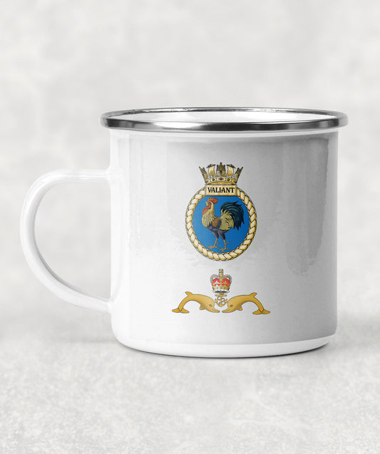 HMS Valiant - Enamel Mug
