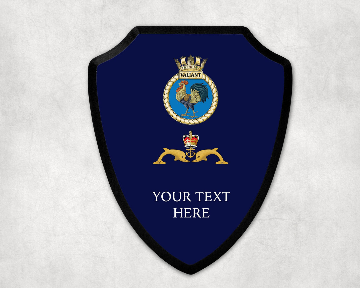 HMS Valiant - Royal Navy Printed Wall Shield
