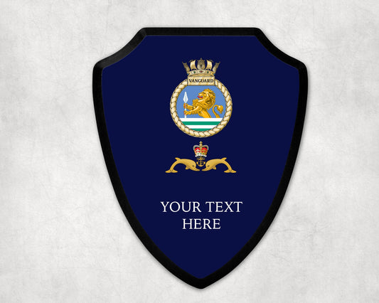HMS Vanguard - Royal Navy Printed Wall Shield