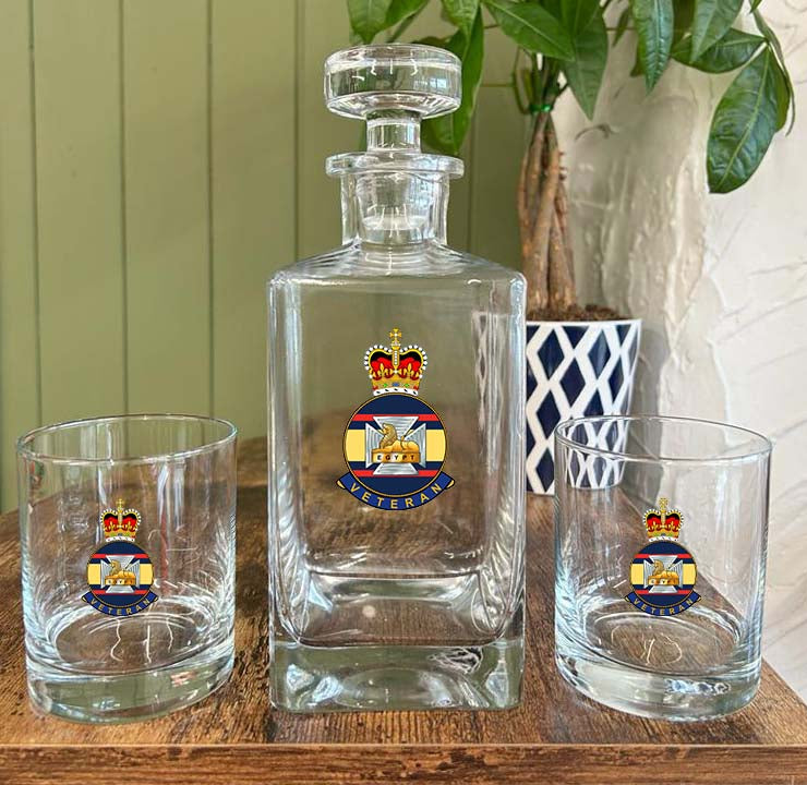 Royal Gloucestershire, Berkshire and Wiltshire Regiment Decanter (RGBW)