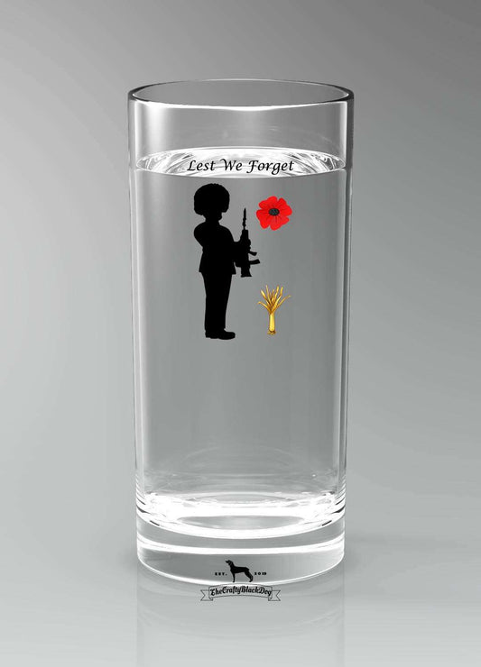 Lest We Forget - Welsh Guards - Highball Glass(es)