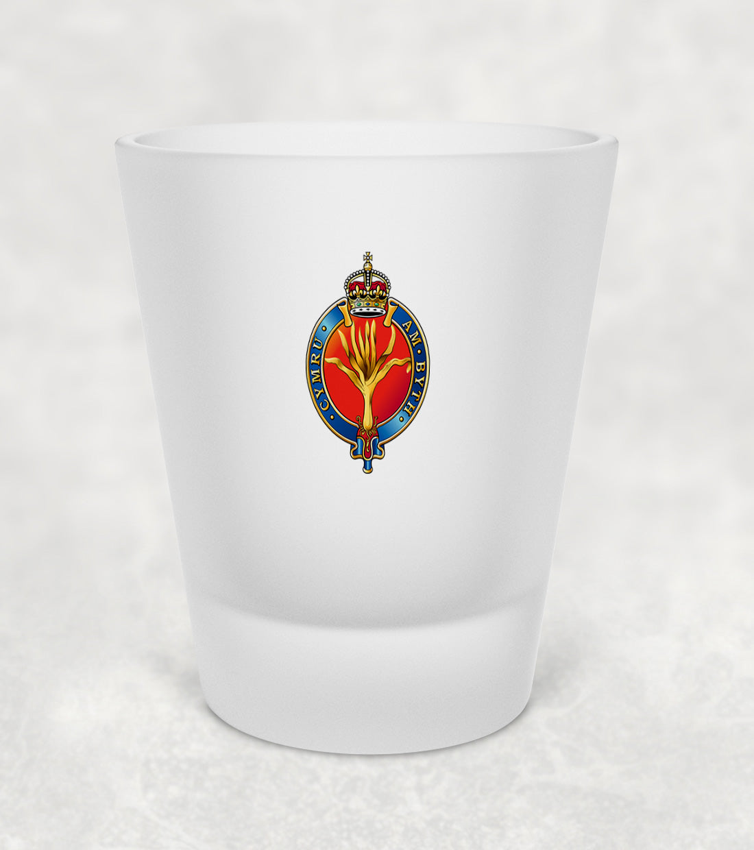 Welsh Guards Cypher KC - Shot Glass