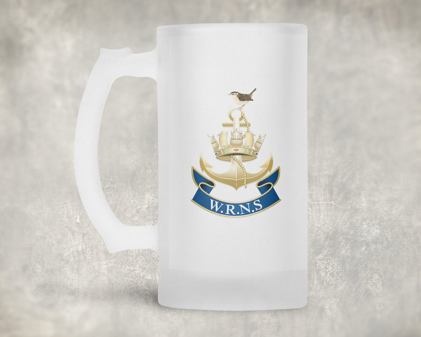 Women's Royal Naval Service - Frosted Stein/Tankard/Beer Mug - Frosted Stein/Tankard/Beer Mug
