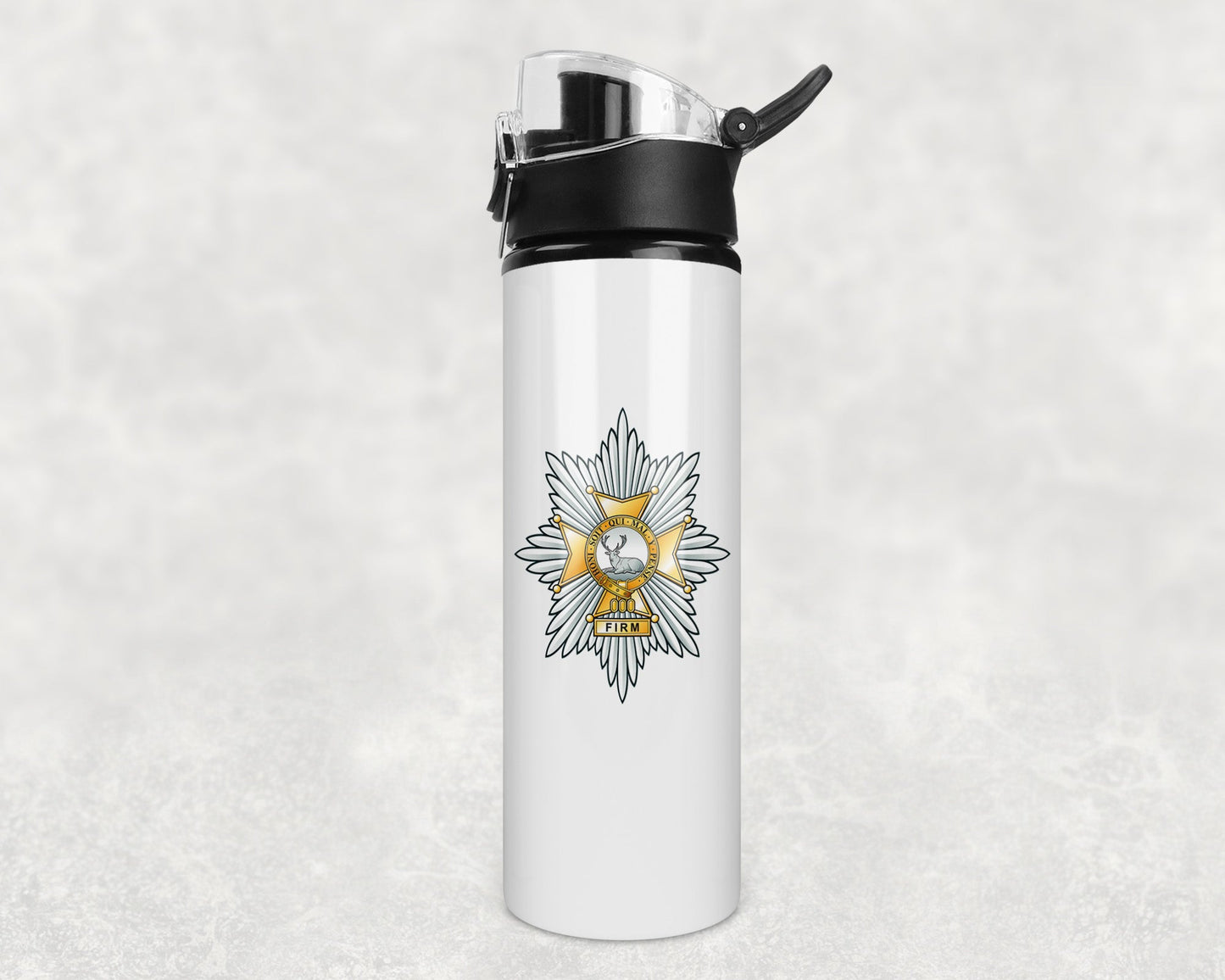 Worcestershire and Sherwood Foresters Regiment - Flip Top Water Bottle