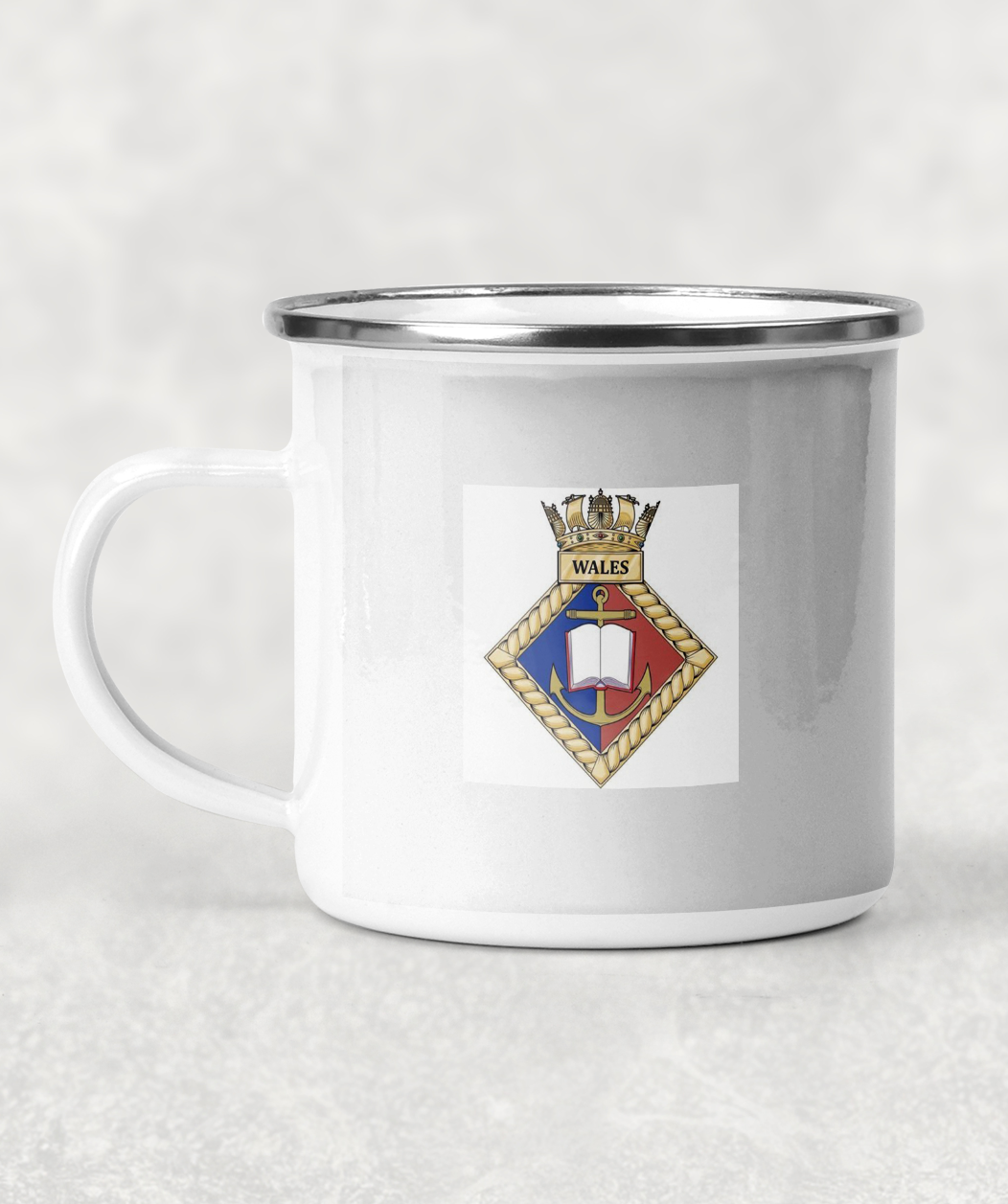 URNU Wales - Enamel Mug